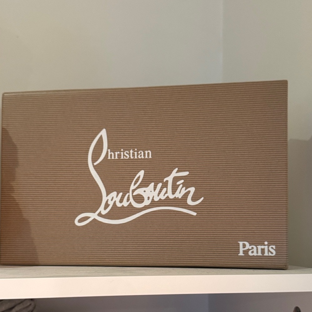 Christian Louboutin Empty Brown Box with White Logo